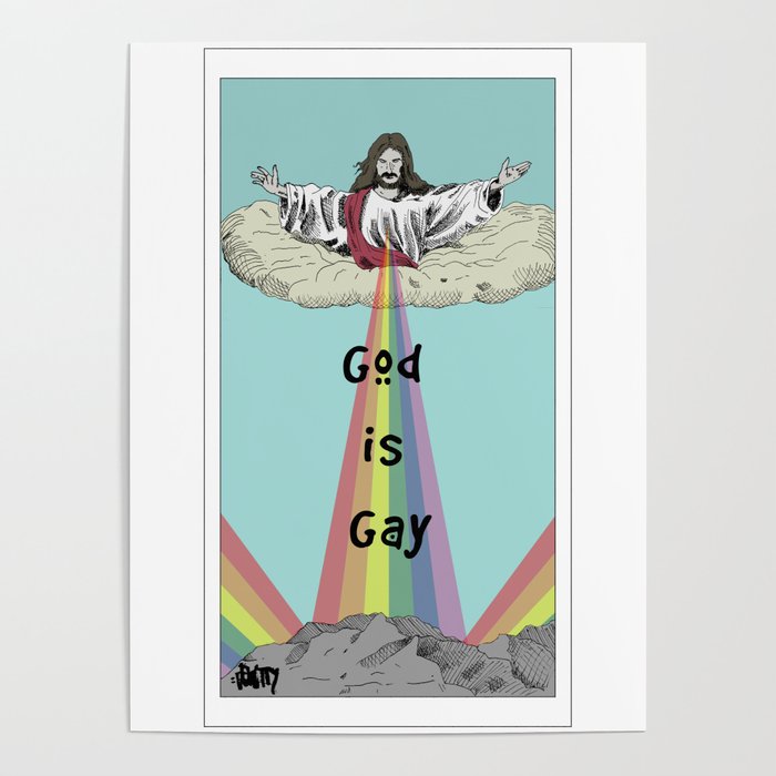 God Is Gay Poster