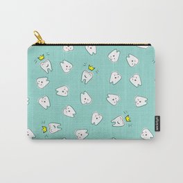 Teeth in crown dentist pattern Carry-All Pouch