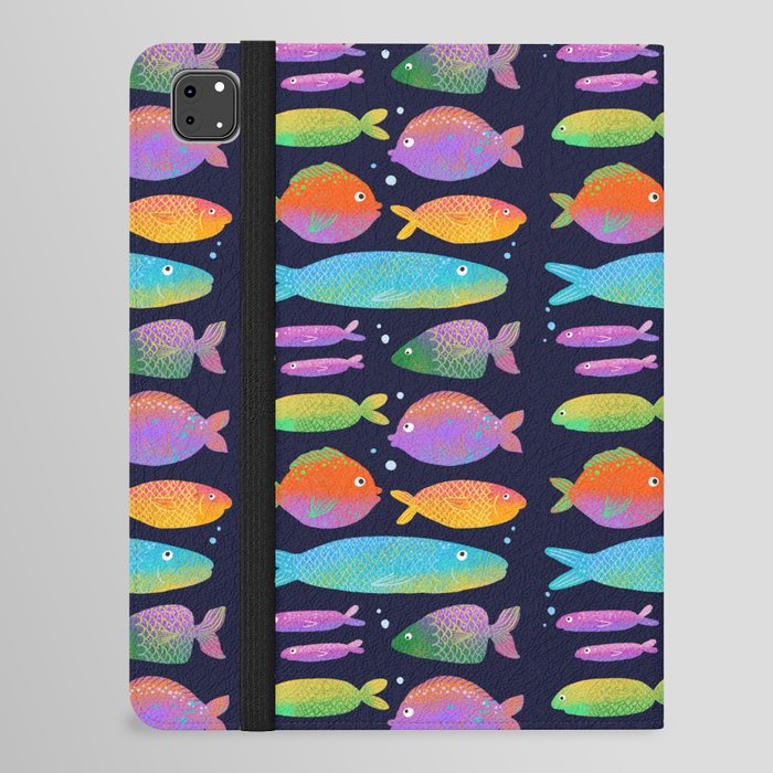Seamless fish pattern iPad Folio Case