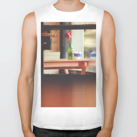 The table by the window Biker Tank