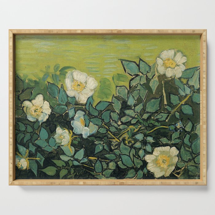 Vincent van Gogh "Wild roses" Serving Tray