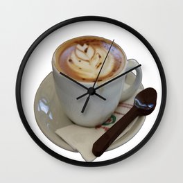 Americano Coffee Vector Wall Clock