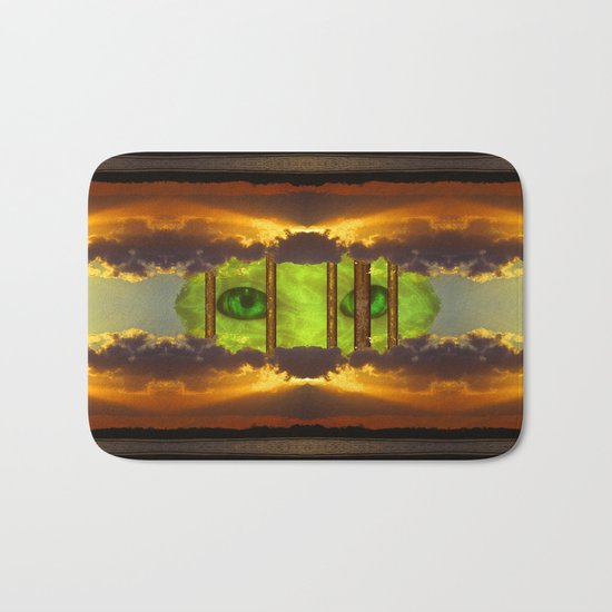 You can cage the creativity but never the dream Bath Mat