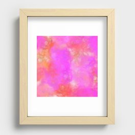 Neon Candy Recessed Framed Print