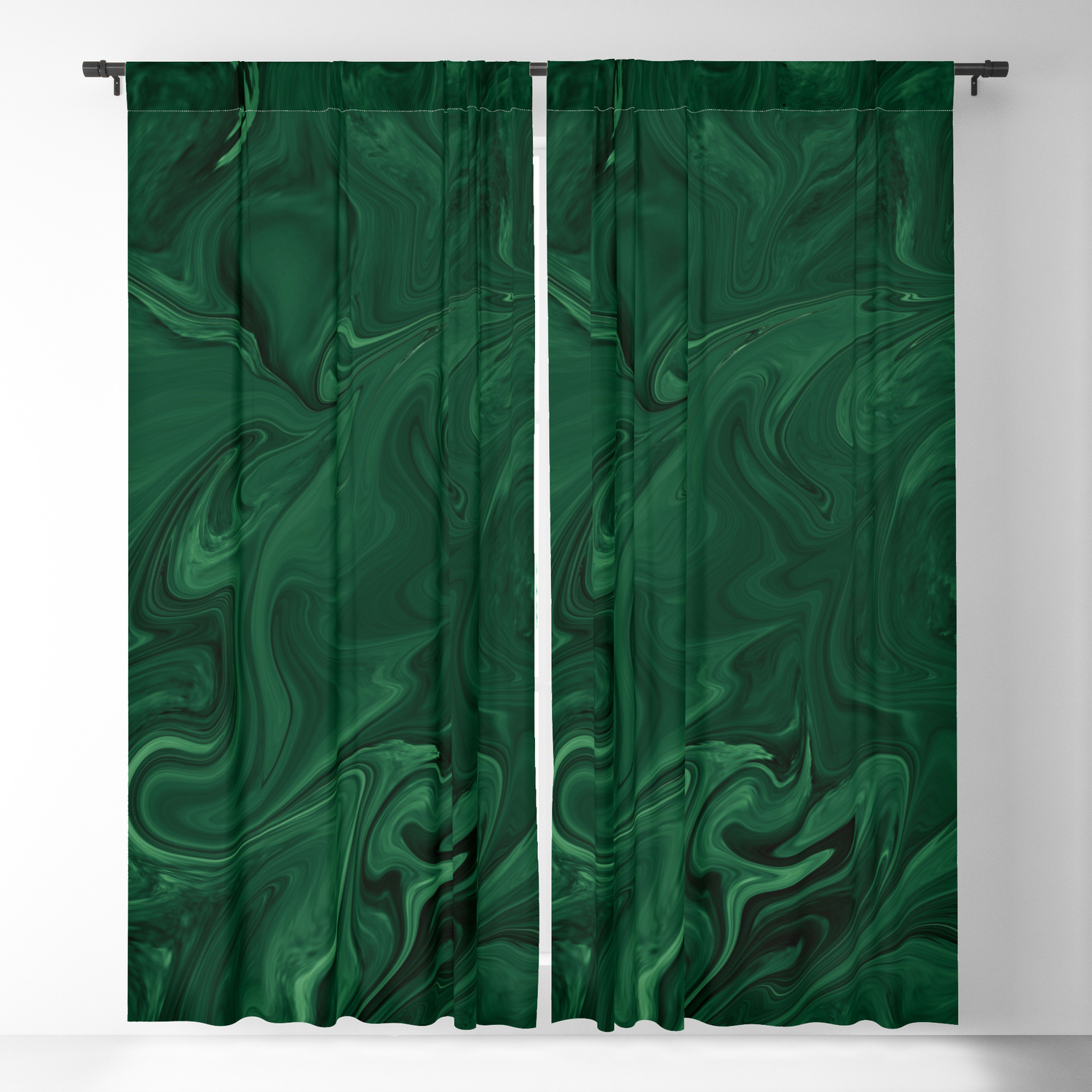 emerald green curtains 90x90