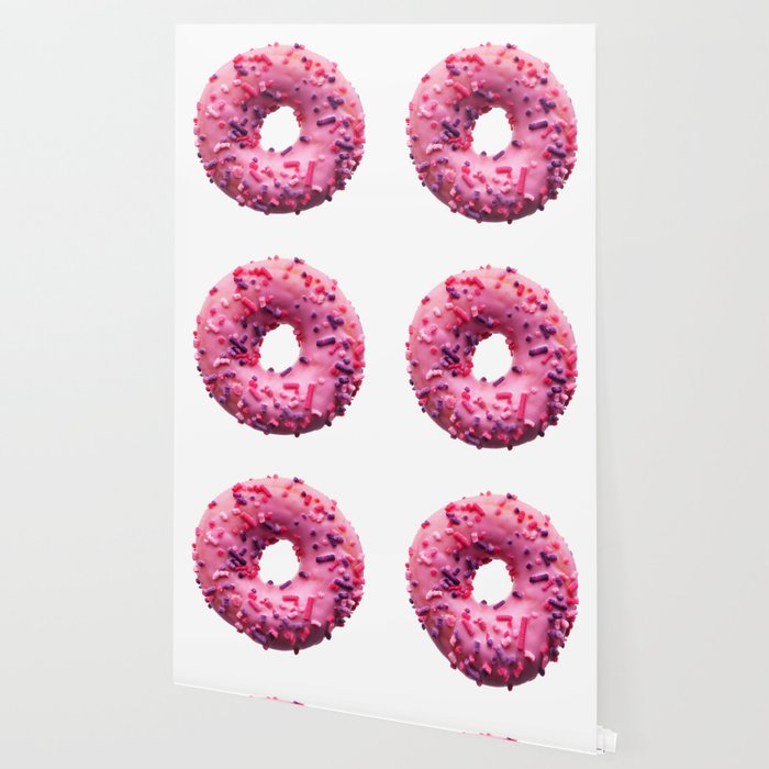 Pink Donut Wallpaper By Skleznev Society6