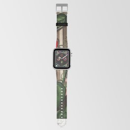 Tropical Winged Passion Flower Blossoms from The Temple of Flora still life painting by Robert John Thornton Apple Watch Band