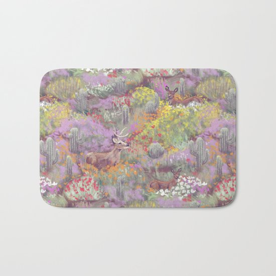 Life in Death Valley Bath Mat