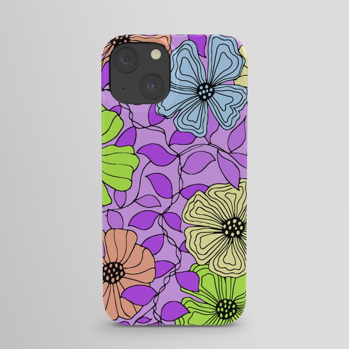 Flower party 2 iPhone Case