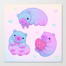 Tardi bear Canvas Print