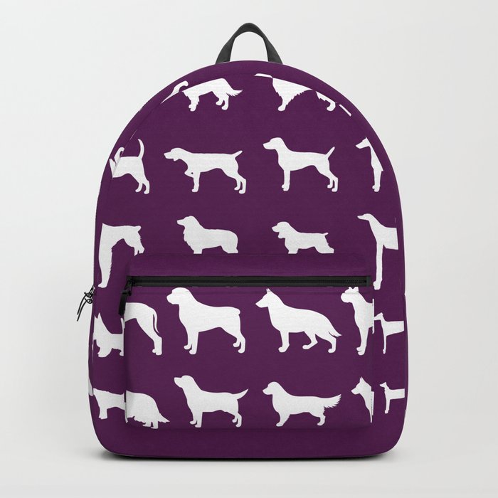 All Dogs (Plum) Backpack
