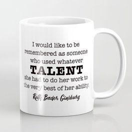 Ruth Bader Ginsburg Notorious RBG Talent Mug