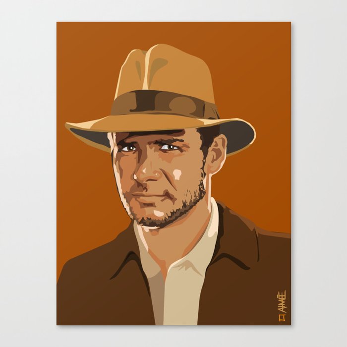 Indiana Jones Canvas Print