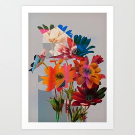 Garden Flowers  Art Print