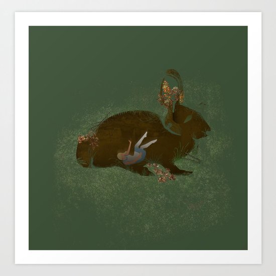 Burrow Art Print