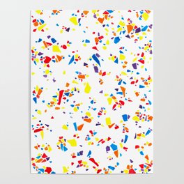 Terrazzo Multicolor Poster