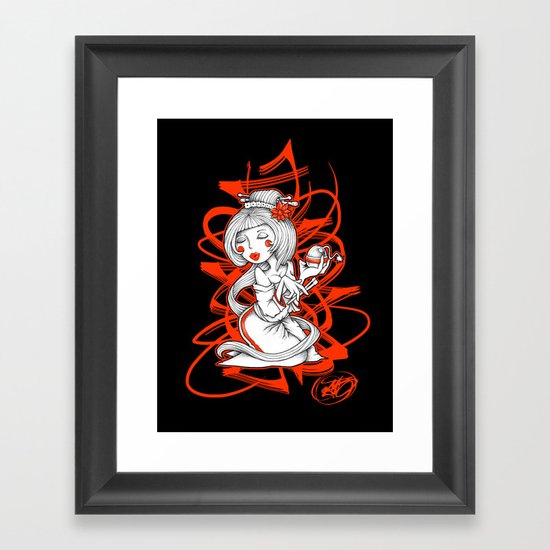 Geisha Framed Art Print
