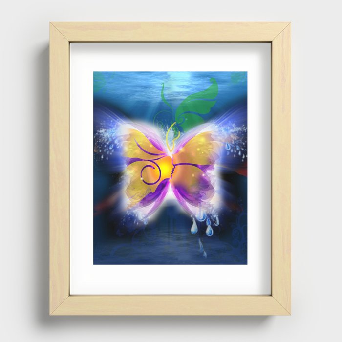 My Butterfly Recessed Framed Print