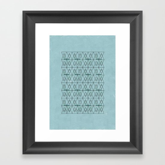 spo·rad·ic Framed Art Print