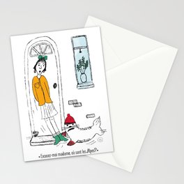 The Lost Seals Of Paris - Pauline Roux Illustration Stationery Card