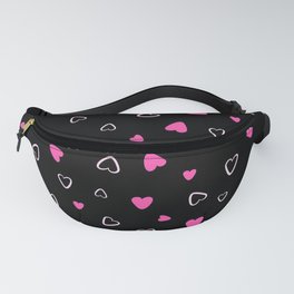 Pink Valentines Love Heart Collection Fanny Pack