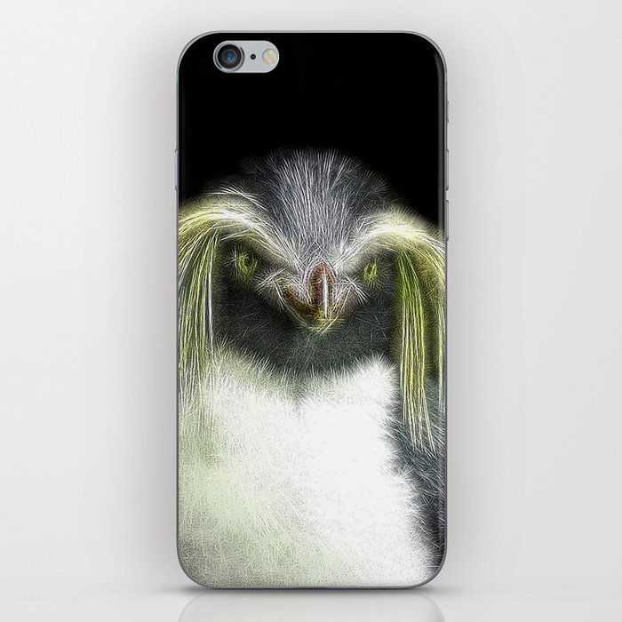 Spiked Rock Penguin iPhone Skin