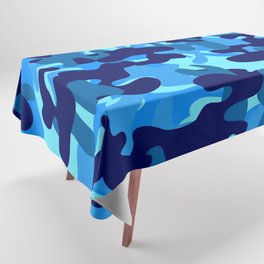 Camouflage (Blue) Tablecloth