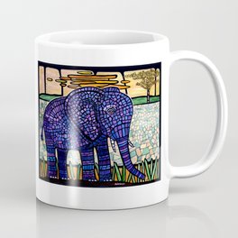 mosaic elephant Coffee Mug
