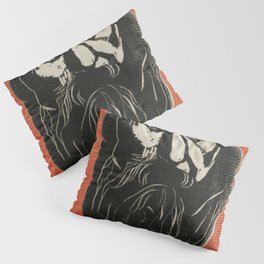 Head of An Old Man with Beard Edvard Munch Famous Painting Pillow Sham
