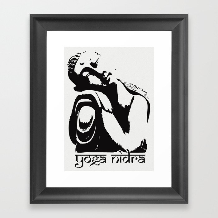 Yoga Nidra - Buddha Framed Art Print