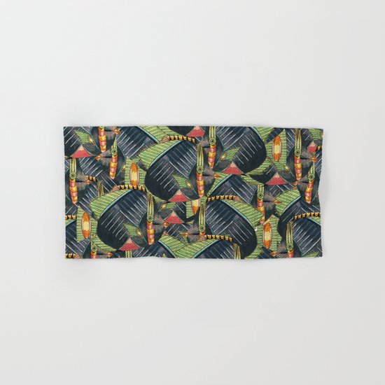 Crowd Fish 3 Hand & Bath Towel