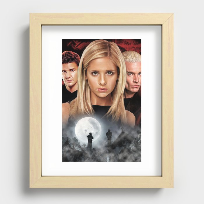 Buffy The Vampire Slayer  Recessed Framed Print