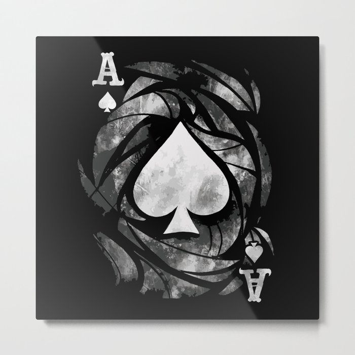 Ace of spades Metal Print