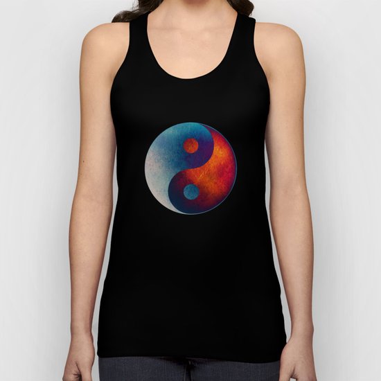 Yin Yang Symbol Unisex Tank Top