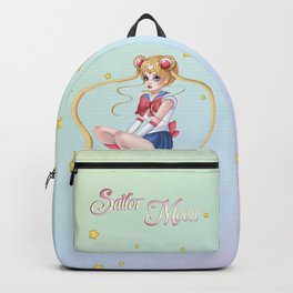 Sailor moon fantasy Backpack | Star, Moon, Sailormoon, Magicalgirl, Usagitsukino, Drawing, Bunny, Digital 