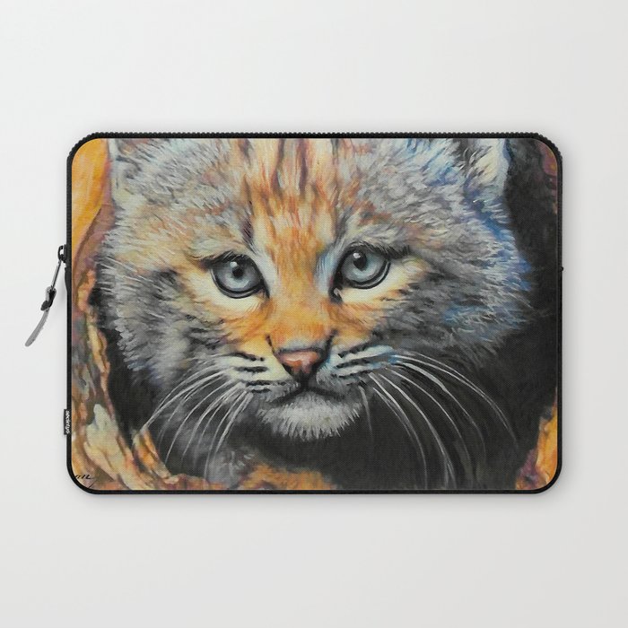 Young Wild Cat Laptop Sleeve