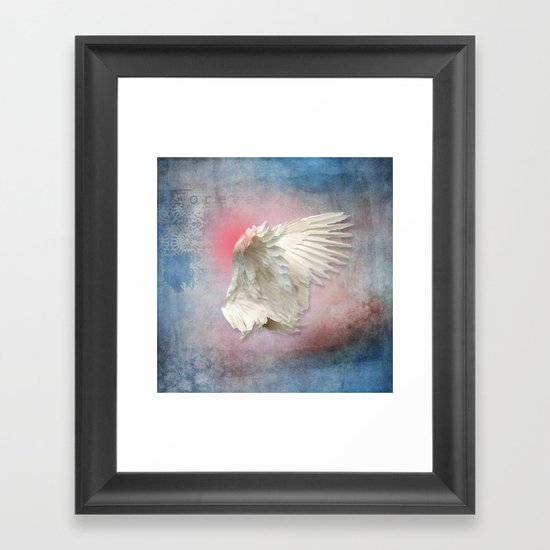 Lost Angel Wing Framed Art Print