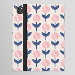 Sunshine pops-pink,indigo blue and offwhite iPad Folio Case