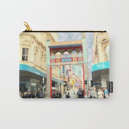 Chinatown in Melbourne Carry-All Pouch | Digital, Australia, Travel, Color, Melbourne, Street, Urban, China, Cross Culture, Chinatown 
