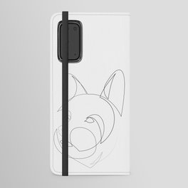 Yorkshire Terrier - one line drawing Android Wallet Case