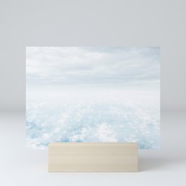 Fantasy blue sky and beautiful clouds Mini Art Print
