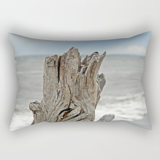 Looking past the Driftwood Rectangular Pillow