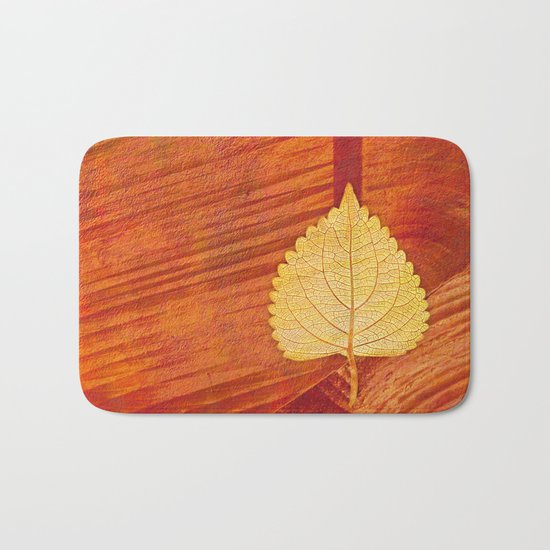 Lonely Leaf Bath Mat