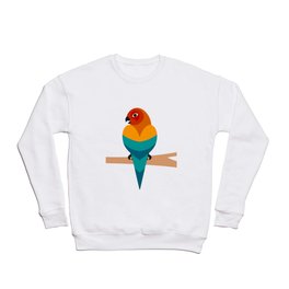 Retro Rainbow Parrot Crewneck Sweatshirt