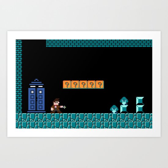 The Doctor Visits World 1-2 Art Print