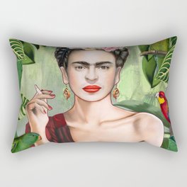 Frida con Amigos Rectangular Pillow