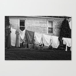 Amish Laundry Canvas Print