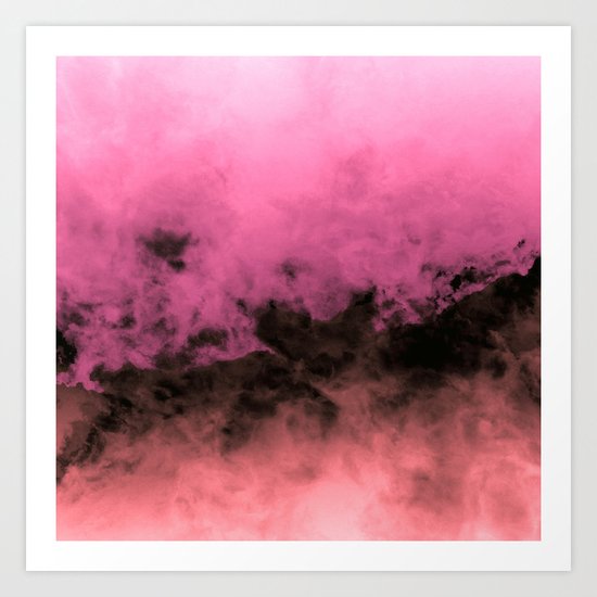 Zero Visibility Highlighter Dust Art Print