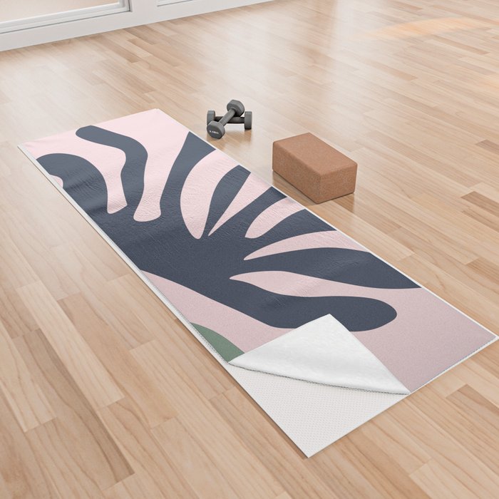 10 Abstract Shapes 211213 Minimal Art  Yoga Towel