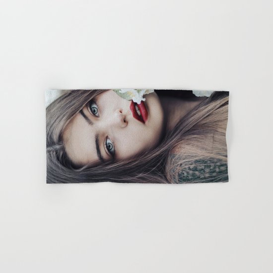 Green eyes Hand & Bath Towel